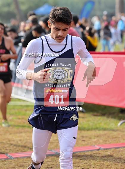 Thumbnail 2 in CIF Central Section Cross Country Championships (Boys D3 Race) photogallery.