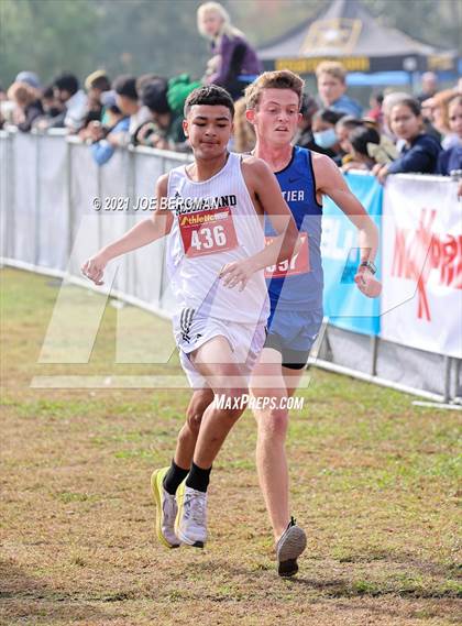 Thumbnail 2 in CIF Central Section Cross Country Championships (Boys D3 Race) photogallery.