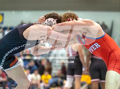 Thumbnail 3 in Hoover vs Independence (WV Army National Guard Duals) photogallery.