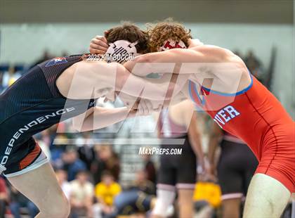 Thumbnail 1 in Hoover vs Independence (WV Army National Guard Duals) photogallery.