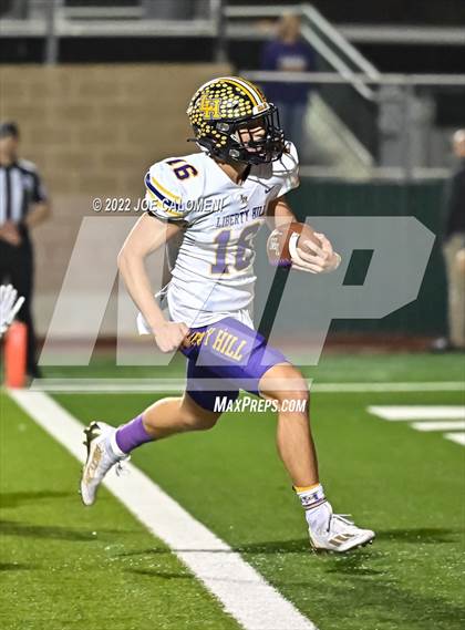 Thumbnail 1 in Liberty Hill vs Flour Bluff (UIL 5A Region 4 Quarterfinal) photogallery.