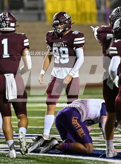 Thumbnail 2 in Liberty Hill vs Flour Bluff (UIL 5A Region 4 Quarterfinal) photogallery.