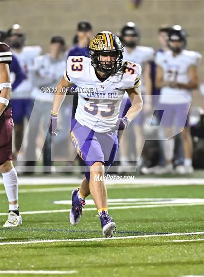 Thumbnail 3 in Liberty Hill vs Flour Bluff (UIL 5A Region 4 Quarterfinal) photogallery.