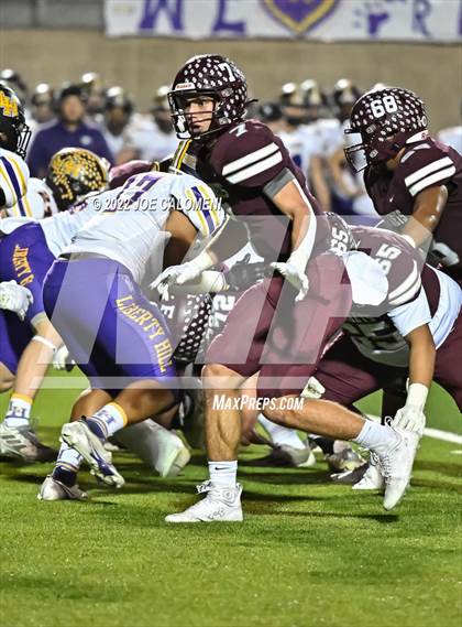 Thumbnail 2 in Liberty Hill vs Flour Bluff (UIL 5A Region 4 Quarterfinal) photogallery.