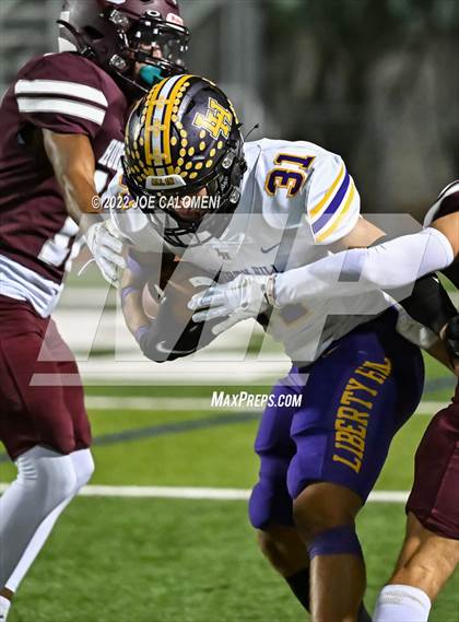 Thumbnail 2 in Liberty Hill vs Flour Bluff (UIL 5A Region 4 Quarterfinal) photogallery.