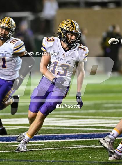 Thumbnail 2 in Liberty Hill vs Flour Bluff (UIL 5A Region 4 Quarterfinal) photogallery.