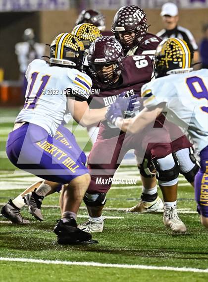 Thumbnail 3 in Liberty Hill vs Flour Bluff (UIL 5A Region 4 Quarterfinal) photogallery.