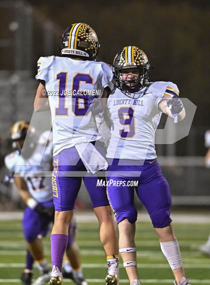 Thumbnail 1 in Liberty Hill vs Flour Bluff (UIL 5A Region 4 Quarterfinal) photogallery.