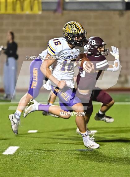 Thumbnail 2 in Liberty Hill vs Flour Bluff (UIL 5A Region 4 Quarterfinal) photogallery.