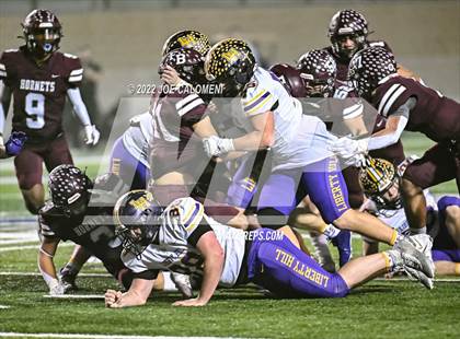 Thumbnail 1 in Liberty Hill vs Flour Bluff (UIL 5A Region 4 Quarterfinal) photogallery.