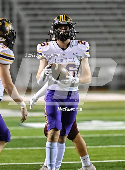 Thumbnail 1 in Liberty Hill vs Flour Bluff (UIL 5A Region 4 Quarterfinal) photogallery.