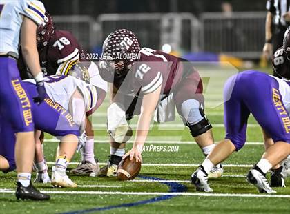Thumbnail 1 in Liberty Hill vs Flour Bluff (UIL 5A Region 4 Quarterfinal) photogallery.