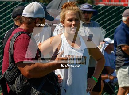 Thumbnail 2 in CIF State Track and Field Championships (Girls Discus Prelim) photogallery.