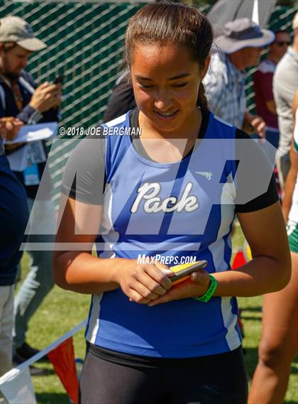 Thumbnail 2 in CIF State Track and Field Championships (Girls Discus Prelim) photogallery.