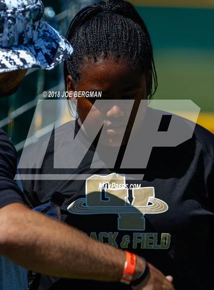 Thumbnail 3 in CIF State Track and Field Championships (Girls Discus Prelim) photogallery.