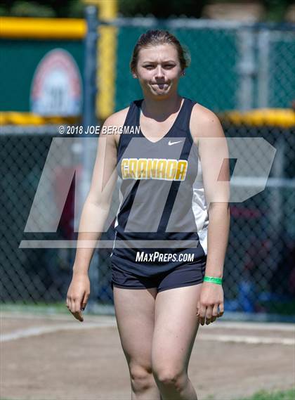 Thumbnail 1 in CIF State Track and Field Championships (Girls Discus Prelim) photogallery.