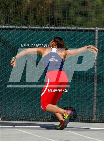 Thumbnail 1 in CIF State Track and Field Championships (Girls Discus Prelim) photogallery.