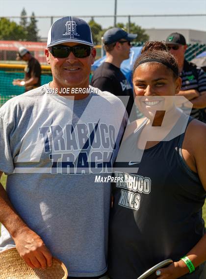 Thumbnail 3 in CIF State Track and Field Championships (Girls Discus Prelim) photogallery.