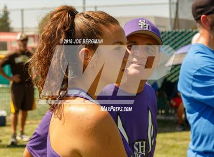 Thumbnail 3 in CIF State Track and Field Championships (Girls Discus Prelim) photogallery.