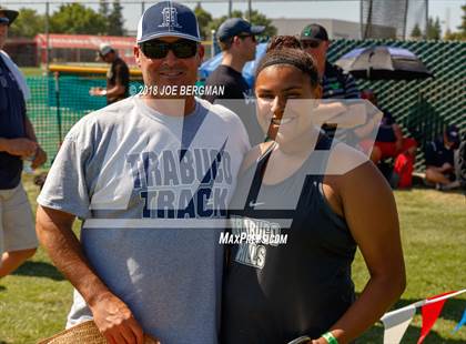Thumbnail 2 in CIF State Track and Field Championships (Girls Discus Prelim) photogallery.