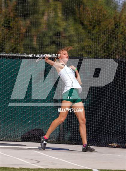 Thumbnail 1 in CIF State Track and Field Championships (Girls Discus Prelim) photogallery.
