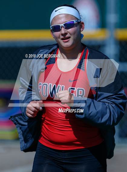 Thumbnail 3 in CIF State Track and Field Championships (Girls Discus Prelim) photogallery.