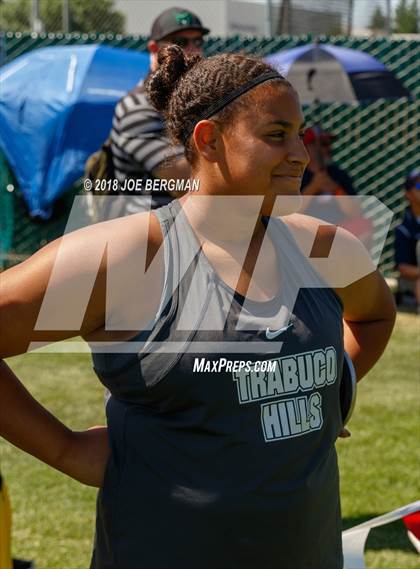 Thumbnail 1 in CIF State Track and Field Championships (Girls Discus Prelim) photogallery.