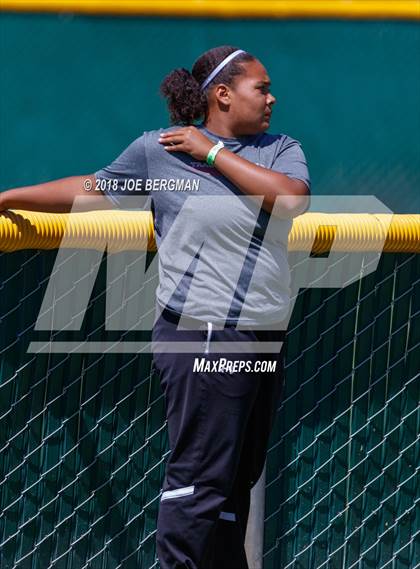 Thumbnail 3 in CIF State Track and Field Championships (Girls Discus Prelim) photogallery.