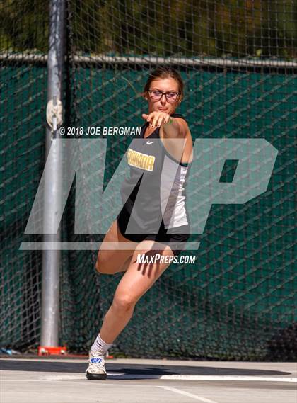 Thumbnail 1 in CIF State Track and Field Championships (Girls Discus Prelim) photogallery.