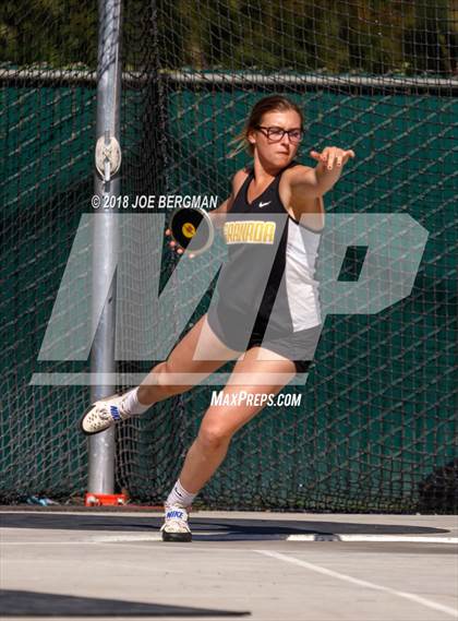 Thumbnail 3 in CIF State Track and Field Championships (Girls Discus Prelim) photogallery.