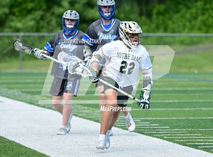 Thumbnail 2 in Glastonbury @ Notre Dame, WH (CIAC Class LL 2nd Round) photogallery.