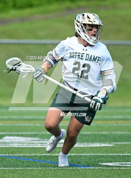 Thumbnail 2 in Glastonbury @ Notre Dame, WH (CIAC Class LL 2nd Round) photogallery.