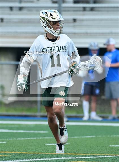 Thumbnail 2 in Glastonbury @ Notre Dame, WH (CIAC Class LL 2nd Round) photogallery.