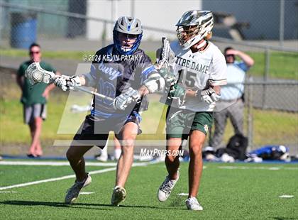 Thumbnail 2 in Glastonbury @ Notre Dame, WH (CIAC Class LL 2nd Round) photogallery.