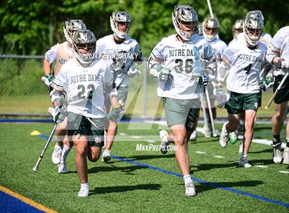 Thumbnail 2 in Glastonbury @ Notre Dame, WH (CIAC Class LL 2nd Round) photogallery.