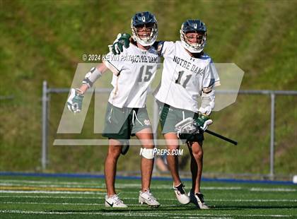 Thumbnail 2 in Glastonbury @ Notre Dame, WH (CIAC Class LL 2nd Round) photogallery.