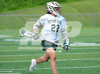 Thumbnail 2 in Glastonbury @ Notre Dame, WH (CIAC Class LL 2nd Round) photogallery.