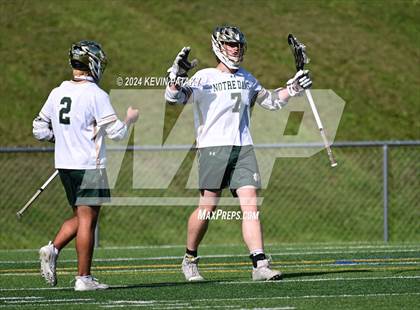 Thumbnail 3 in Glastonbury @ Notre Dame, WH (CIAC Class LL 2nd Round) photogallery.