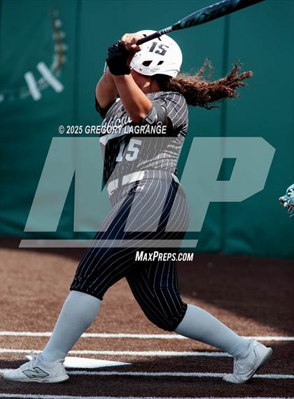 Thumbnail 3 in Forney vs Guyer (UIL 6A Softball State Semi-Final Division II) Game 3 photogallery.