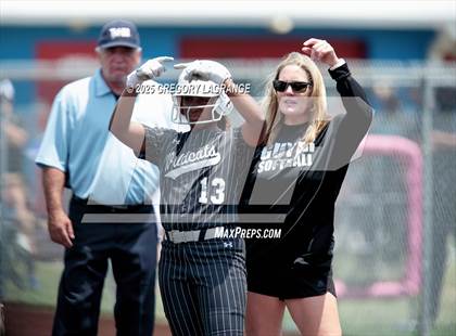 Thumbnail 3 in Forney vs Guyer (UIL 6A Softball State Semi-Final Division II) Game 3 photogallery.