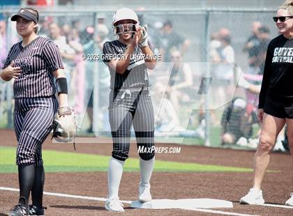 Thumbnail 2 in Forney vs Guyer (UIL 6A Softball State Semi-Final Division II) Game 3 photogallery.