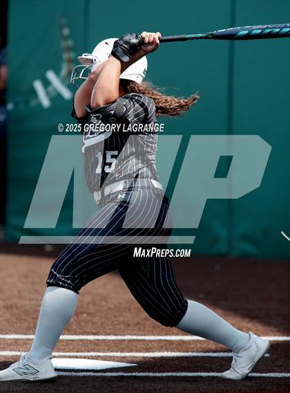 Thumbnail 1 in Forney vs Guyer (UIL 6A Softball State Semi-Final Division II) Game 3 photogallery.