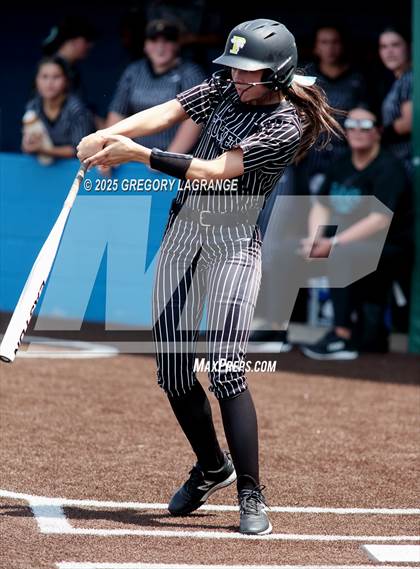 Thumbnail 1 in Forney vs Guyer (UIL 6A Softball State Semi-Final Division II) Game 3 photogallery.