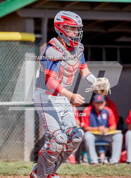 Thumbnail 2 in Menlo-Atherton vs Sanger (Cordova Easter Tournament) photogallery.