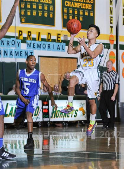 Thumbnail 2 in Greenburgh Academy vs. Lakeland photogallery.