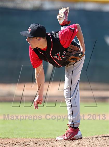 Thumbnail 3 in Redlands vs. Valley View (Redlands Baseball Invitational) photogallery.