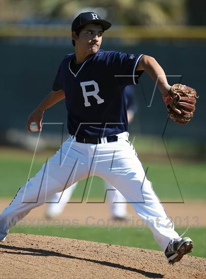 Thumbnail 3 in Redlands vs. Valley View (Redlands Baseball Invitational) photogallery.