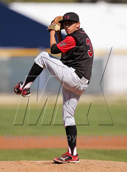 Thumbnail 3 in Redlands vs. Valley View (Redlands Baseball Invitational) photogallery.