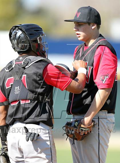 Thumbnail 1 in Redlands vs. Valley View (Redlands Baseball Invitational) photogallery.