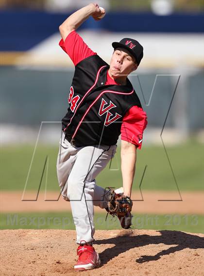 Thumbnail 3 in Redlands vs. Valley View (Redlands Baseball Invitational) photogallery.